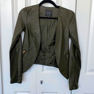 Dynamite Faux Leather Jacket